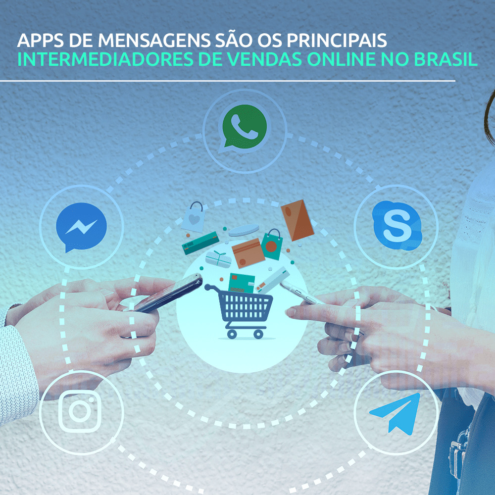 Apps de mensagens são os principais intermediadores de vendas online no Brasil
